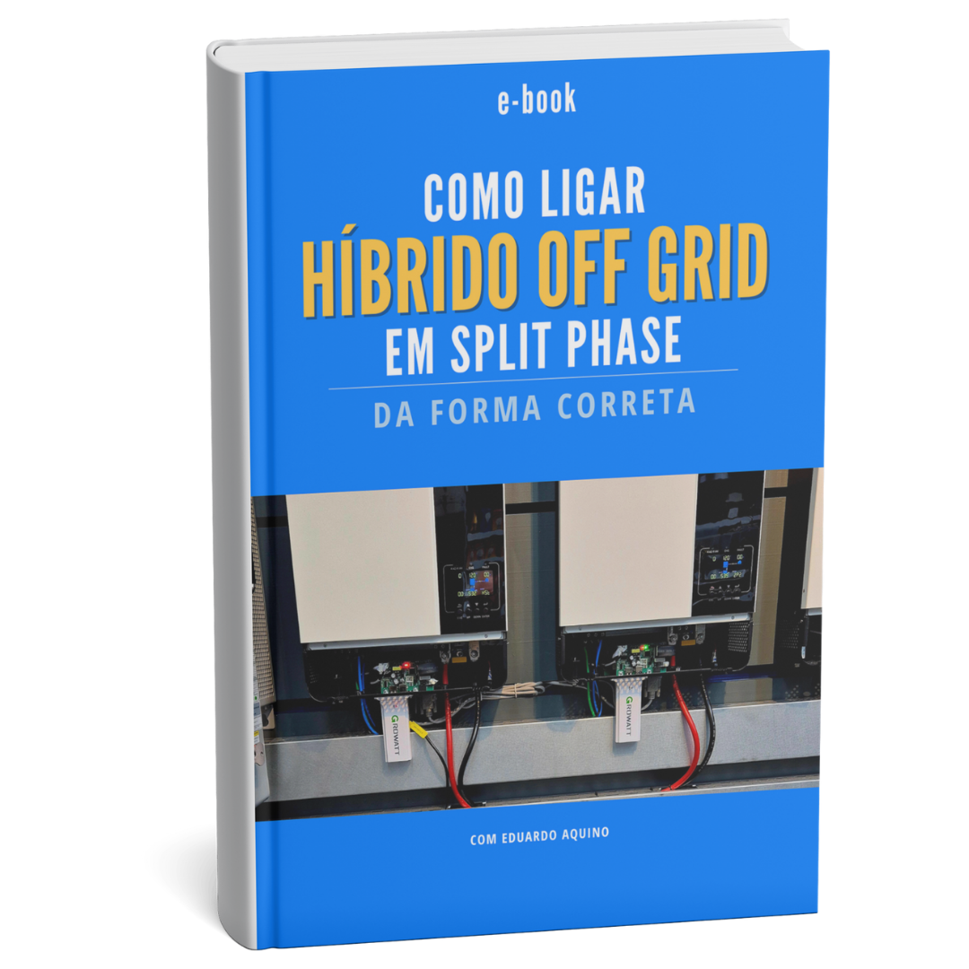 E-book Ligar Híbrido Split Phase no quadro elétrico